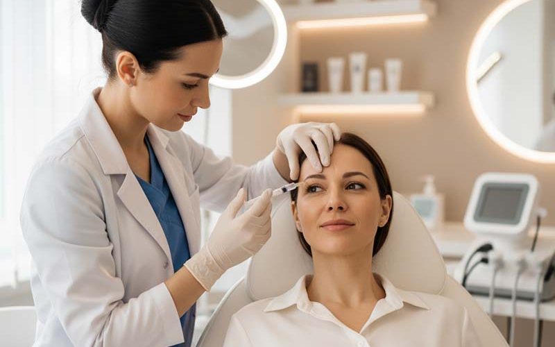 بوتاکس پیشگیرانه در پیشان